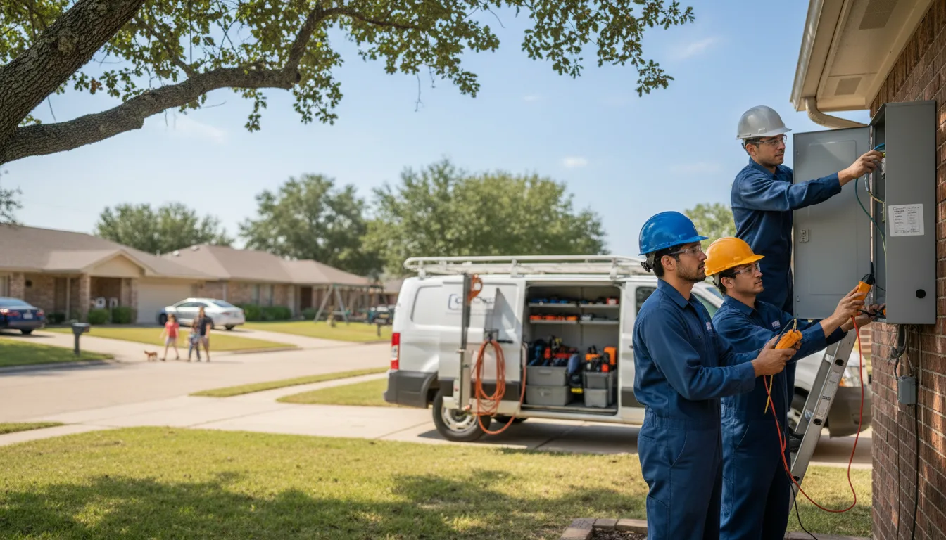 Certified electrician providing emergency electrical services in Alvo, NE